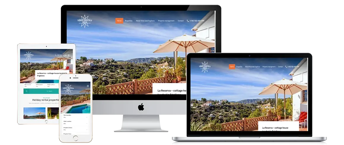 real estate website design Nerja Costa del Sol